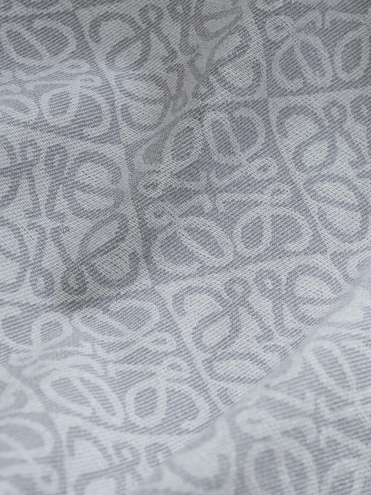 WJ02-罗意威 羊毛 绒线围巾 男女同款情侣款 灰色（QZ*MM） 商品图4