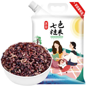沐谷新米七色糙米6斤加量装 红米黑米燕麦黑糯青稞等低脂杂粮米 /粮油调味 /杂粮 /谷米类 商品图1
