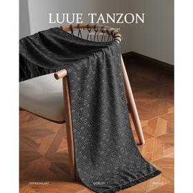 WJ25-GUCCI古驰 经典双G格纹 绒线围巾 男女同款情侣款（QZ*MM）