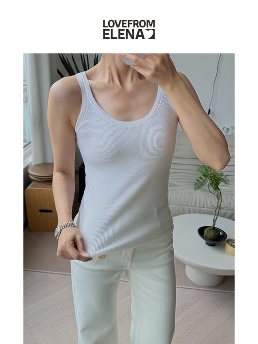 澳洲羊毛针织打底背心 商品图2