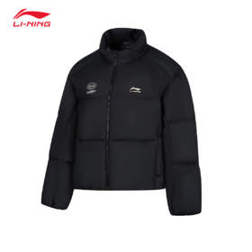 李宁羽绒服女2025冬季新款英雄联盟鸭绒宽松短羽绒服保暖外套AYMV256