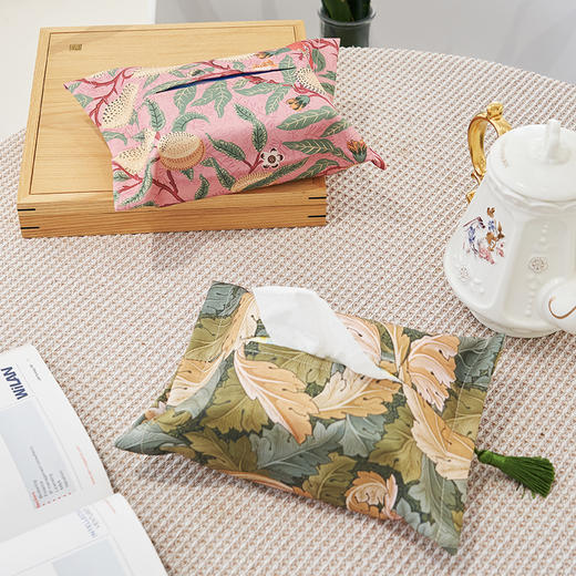 V&A博物馆 威廉莫里斯系列 茛苕叶-绮蔓时光 水果或石榴-百籽呈祥 纸巾盒 商品图1