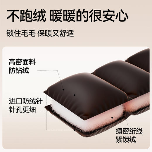 【极寒鹅绒/加厚/长款】男女童加长款羽绒服冬季新款安奈儿童装EM545610 商品图3