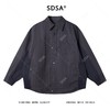 26Q8776SDSA男士秋冬新款痞帅男装韩版撞色拼接纽扣翻领长袖衬衫百搭时尚 商品缩略图1