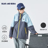 蓝汽水拼色休闲外套882B258024JX 商品缩略图0