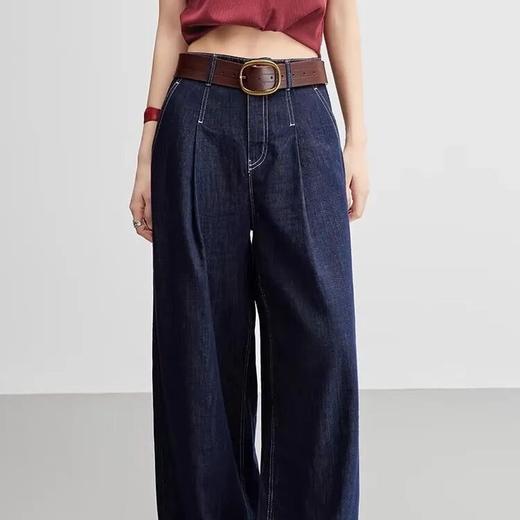 格桑米Gesamy夜幕明线牛仔裤 | 视觉魔法线!这条牛仔裤能颠覆刻板印象，史诗级藏肉显瘦 商品图3