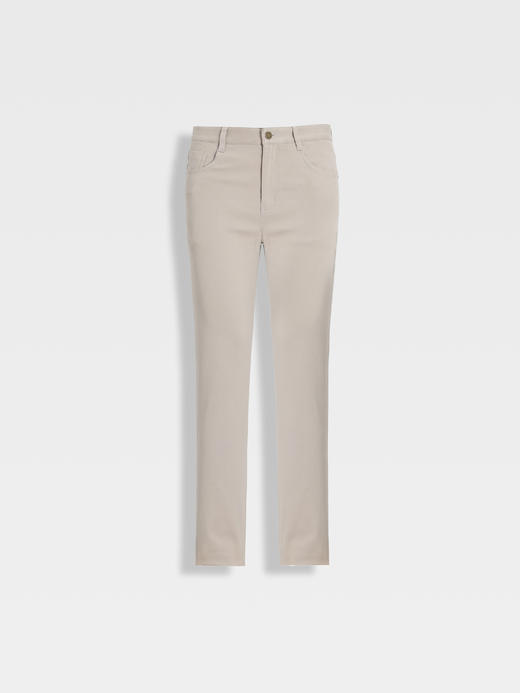 callisto燕麦卡其长绒棉休闲裤 商品图0