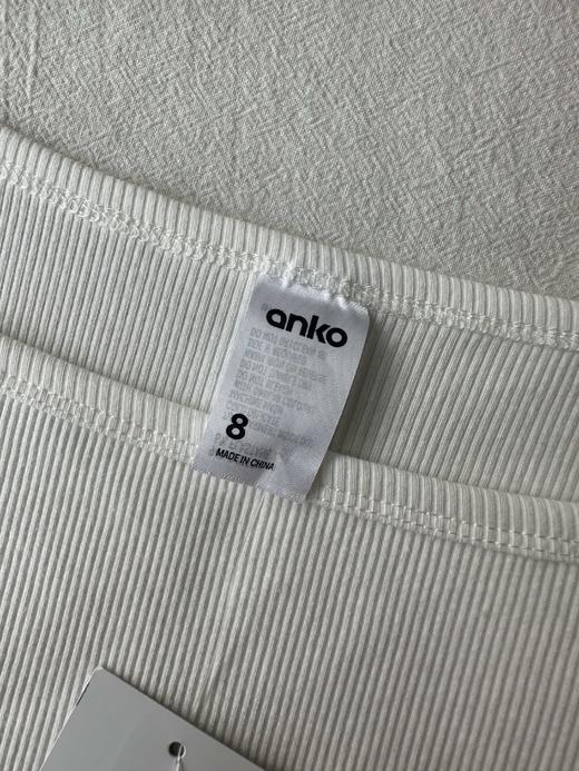 贝壳三 设计感修身一字领纯色长袖T恤金属镂空打底上衣C102817 商品图3