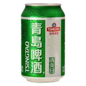 青岛清爽啤酒330ml （6901035610551）