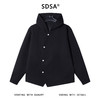 SDSA男士秋冬新款痞帅男装潮牌不规则纽扣连帽衬衫百搭时尚外套 商品缩略图0