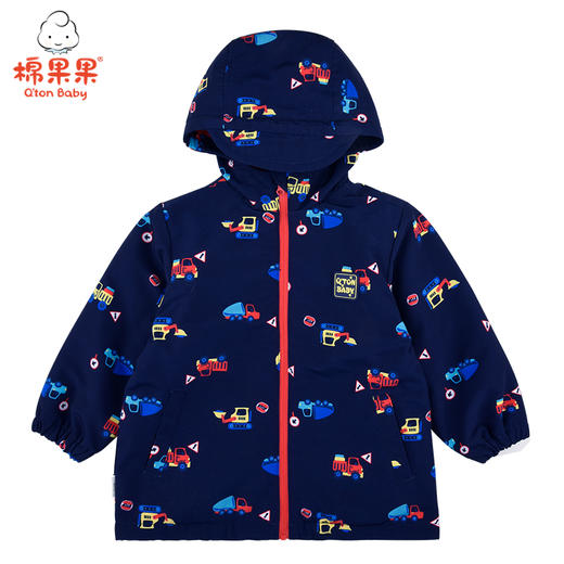 棉果果冬季男童印花长袖外套M412100321679 商品图1