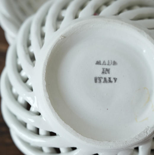 意大利产瓷花镂空器皿 X1335 商品图4