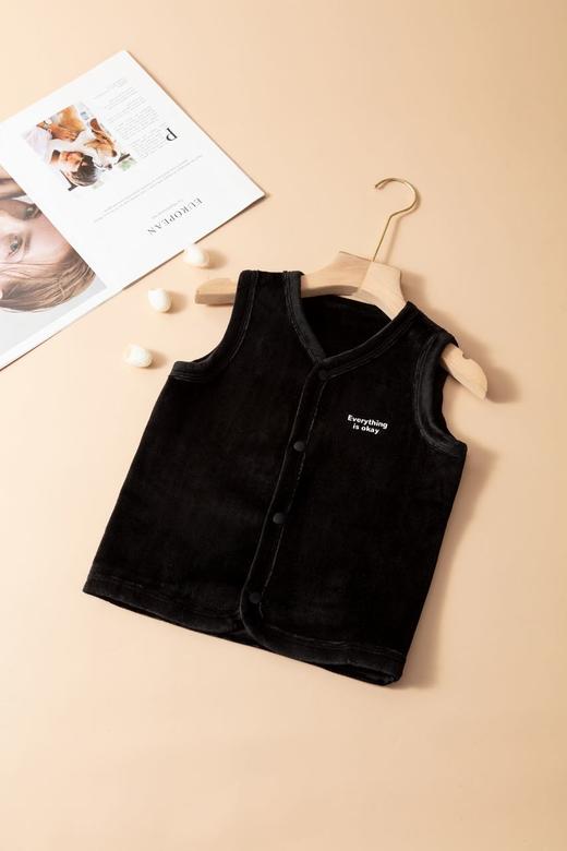 【YW】无忧购45元2件儿童亲子德绒马甲字母印花开衫（截单后7天发货) 商品图11