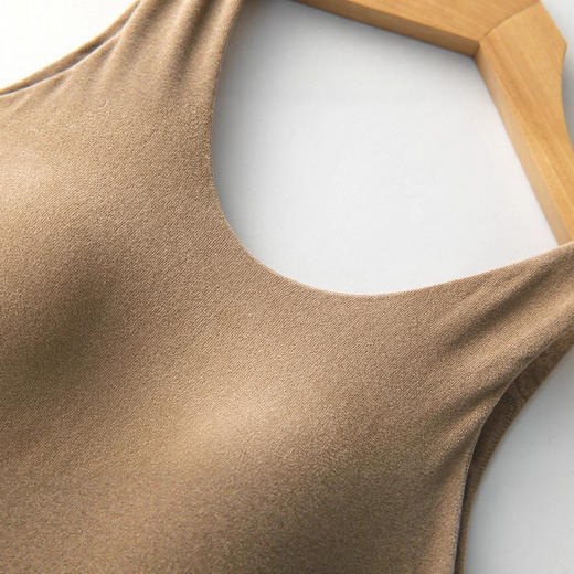 RC-8511<免穿文胸>“ 免BRA 一体式胸垫修身 U领宽带一体式秋冬背心 商品图3