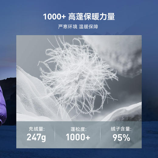KAILAS凯乐石 6000GT LT雪山羽绒服 KG2543105 商品图2