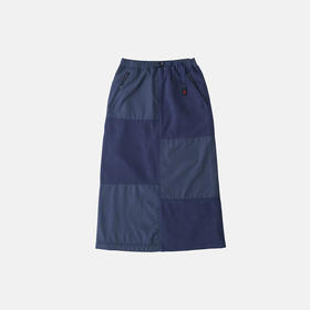 GRAMICCI THERMAL FLEECE PATCH SKIRT 女士针梭相拼长裙 半身裙