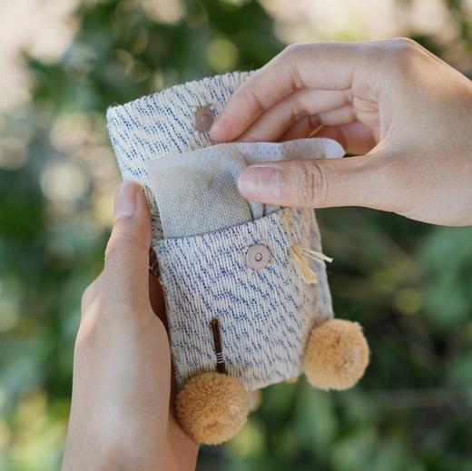 非遗浏阳夏布香包  手工编织非遗传统布料 商品图2