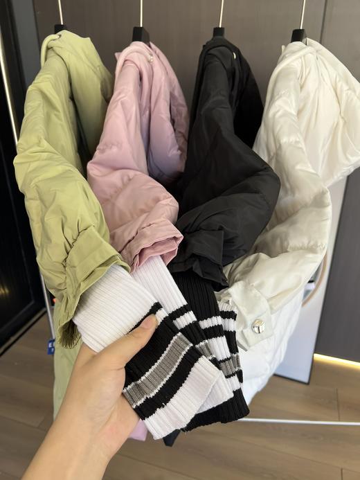 原单韩国宽松加厚保暖连帽长款羽绒服外套 商品图6