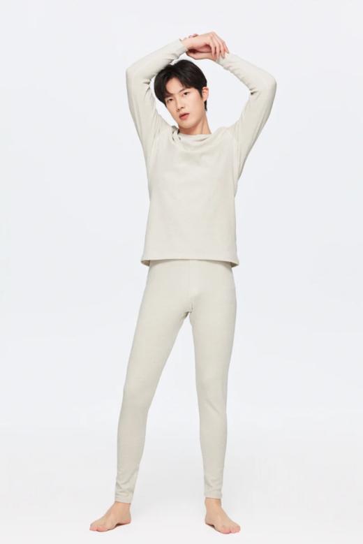 【素道】有机棉 男士内衣套装 女士内衣套装 秋衣秋裤  秋冬保暖 舒适 无荧光剂 无染色 无静电[漳州仓] 商品图4
