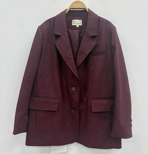 NC彩色皮料西装外套50805（红）秋季953012930321 商品图3