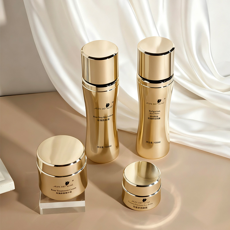 【下单送变色唇膏1支+嫩肤膜2片+保湿面膜2片】玫瑰奢护精华4件套  深层滋润 锁水保湿 