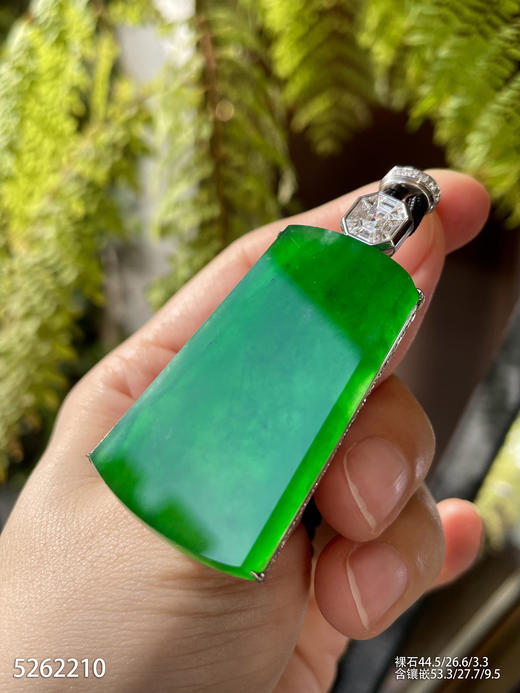 艳绿无事牌吊坠【5262210】具体价格微信咨询 商品图5