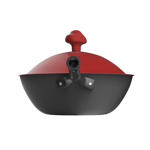 神田 铁神系列纤维纹云朵盖款32cm 富贵红-S 商品图5