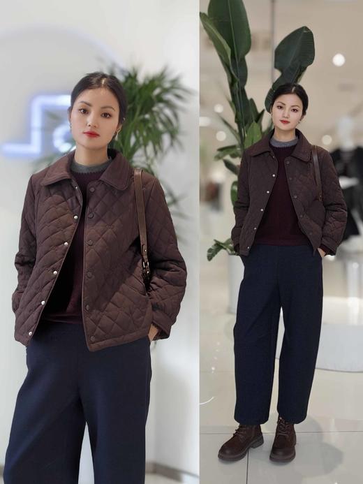 580B15翻领侧叉短袄 商品图0