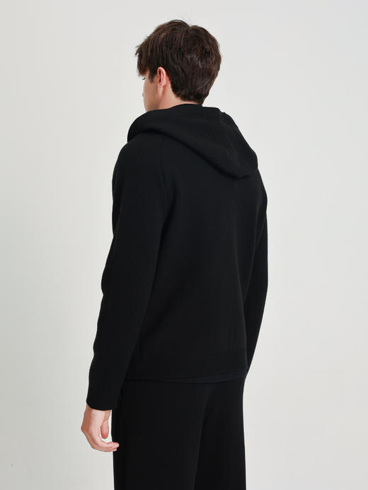 callisto黑色抽绳连帽开衫 商品图4