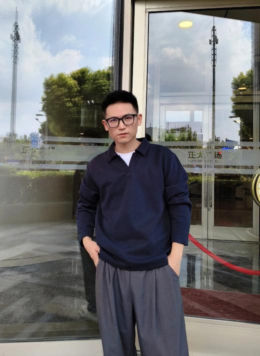 秋季上新❗【英国轻奢品牌Gesamy男士假两件Polo长袖衫】320g高克重华棉面料，肌理紧密，柔软触感；假两件Polo领设计，商务绅士又通情【无标出货 介意慎拍】-WD 商品图2