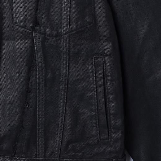 SDSA男士秋冬新款痞帅男装韩版撞色拼接连帽纽扣开衫夹克外套百搭 商品图2