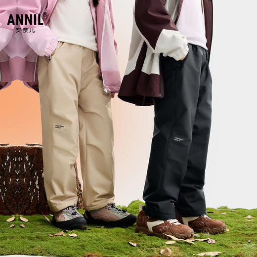 男女童全腰梭织棉裤冬季新款安奈儿童装EM546597 商品图1