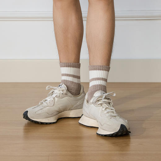 5双39.9包邮！优家棉袜中筒袜 男女同款39（胖脚）-44码可穿 情侣休闲运动袜 商品图4