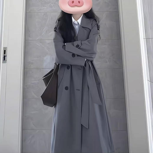 裁缝学苑AS589韩系中长款风衣纸样大外套女装打版裁剪样板图纸 商品图4