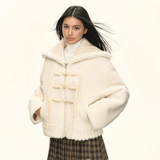 Ariseism 美式复古加厚外套女冬季新款保暖外套 商品图0