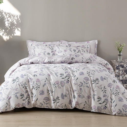 2025年新款雅芳婷100%全棉床上五件套床笠款纯棉被套被芯套件家纺 商品图5