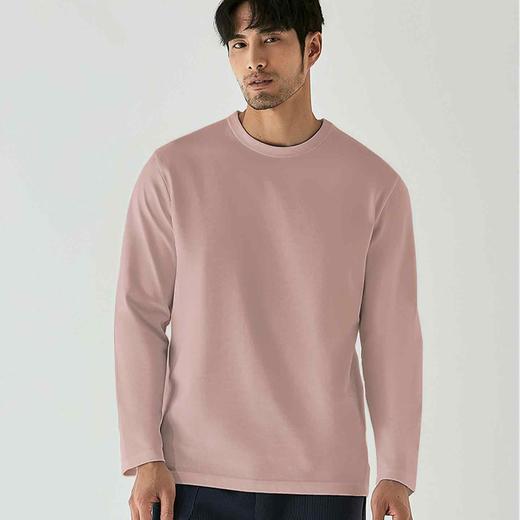 （三件）长袖纯色纯棉男女同款T恤，9色可选【G】【龙菲精选】 商品图3