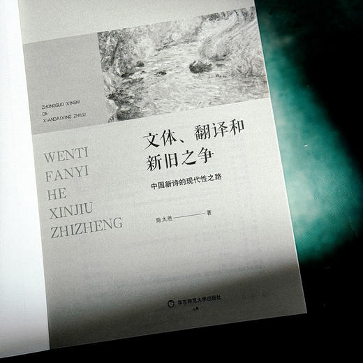 文体、翻译和新旧之争 中国新诗的现代性之路 大夏书系 陈太胜 商品图5