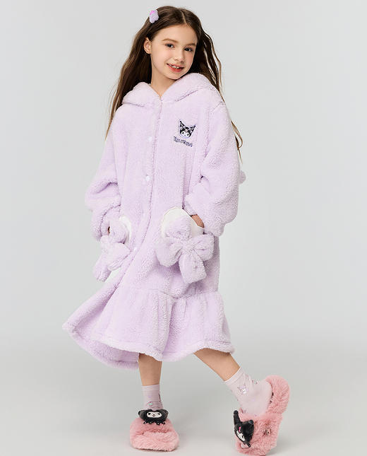 【春上新】8楼爱慕儿童Aimer Kids女孩酷洛米洛丽塔家居袍AK144J621，吊牌价799元 商品图3
