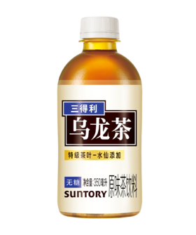 三得利无糖乌龙茶饮350ml*24