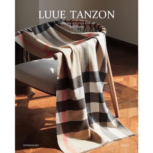 WJ06-巴宝莉 经典格纹羊绒流苏边 绒线围巾 男女同款情侣款（QZ*MM） 商品图0