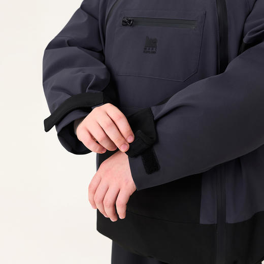 【无氟防泼水】马克珍妮男童户外机能加厚防寒羽绒服2025年冬装新款551630 商品图3