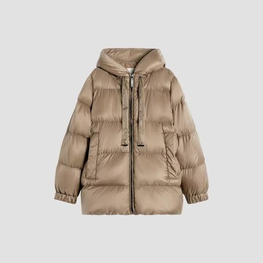 1028-10 max短款拉链连帽A字羽绒服 商品图8