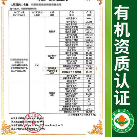 有机萝卜干125g*4袋微辣配料简单无防腐剂拌面拌饭下饭炒制咸菜开袋即食 商品图1
