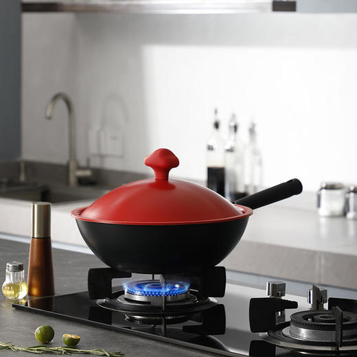 神田 铁神系列纤维纹云朵盖款32cm 富贵红-S 商品图8