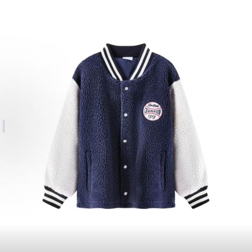 Champion kids 129.9元冠军儿童羊羔绒外套626548-QS（线上线下同时售卖 不保证有货 介意勿拍） 商品图4