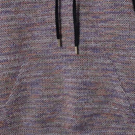 WY1239SDSA男士秋冬新款痞帅男装潮牌彩色绒毛抽绳连帽卫衣百搭套头上衣 商品图3