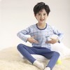 LF竹纤维男童竹棉格子秋衣套6112 商品缩略图0