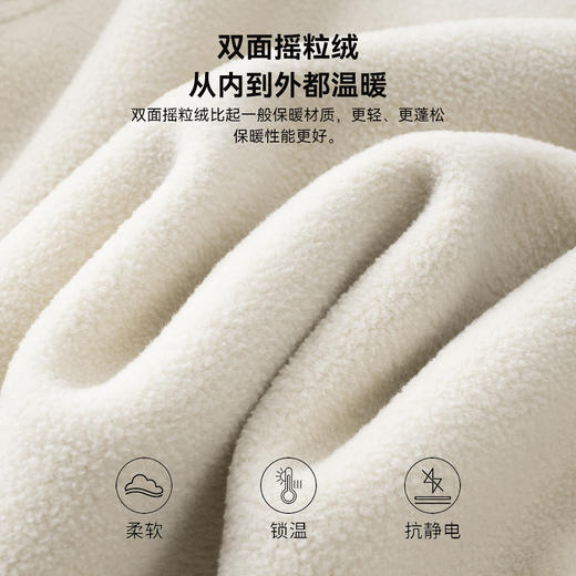 340G防风抓绒双面摇粒绒立领夹克外套 秋冬季新款抗静电开衫外套 商品图1