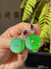 艳绿平安扣耳坠【5255010】具体价格微信咨询 商品缩略图3